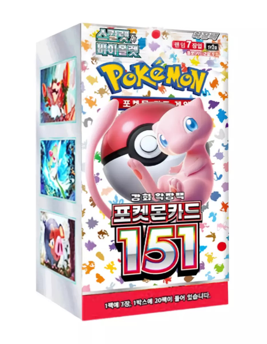 Pokémon Card Scarlet & Violet 151 Booster Box (Korean Version)