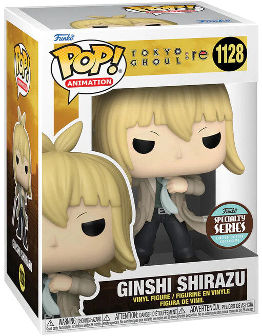 Funko Pop! Tokyo Ghoul Ginshi Shirazu Vinyl Figure #1128 (Specialty Series- Limited Edition Exclusive)