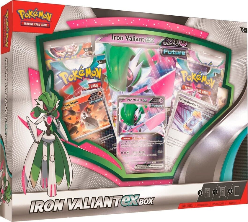Pokemon Roaring Moon/Iron Valiant EX Box