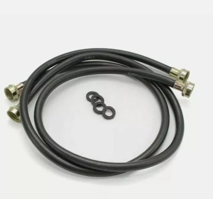 3808FFB2 Stainless Steel 3/8x8' Washer Inlet Hose