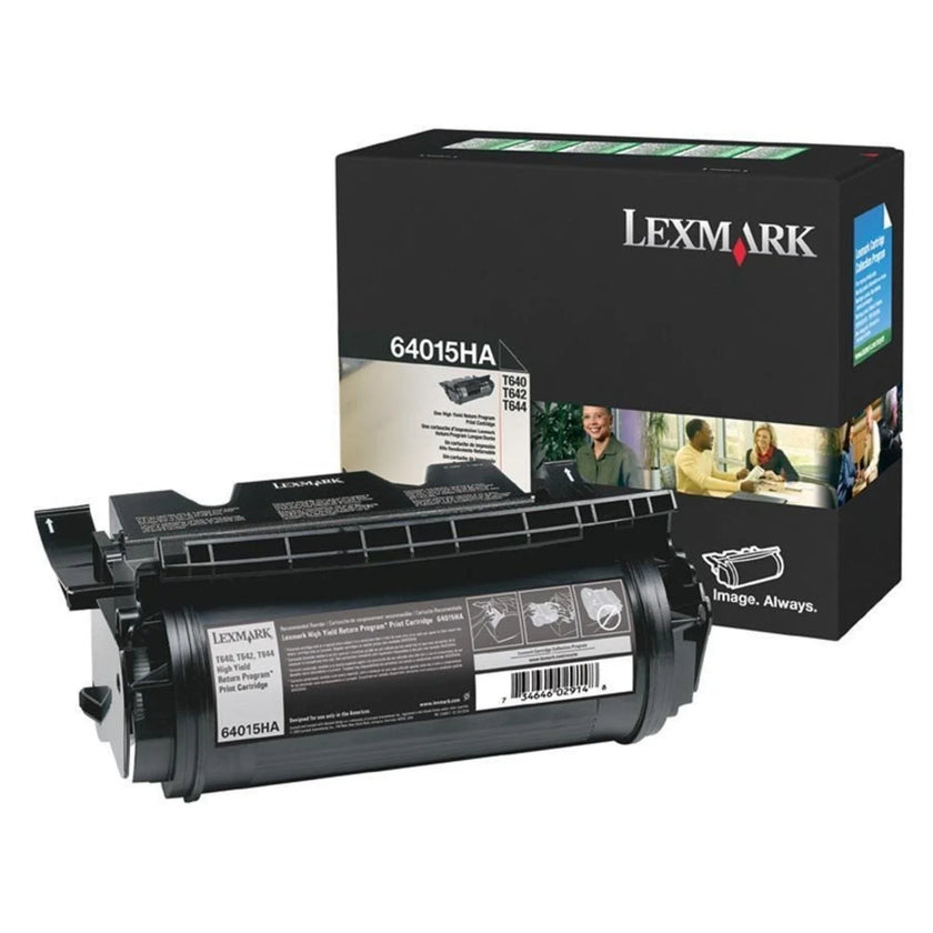 Lexmark 64015HA Toner Cartridge - High Yield - Black