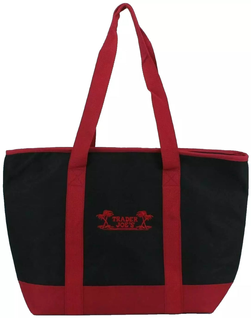 Trader Joe's Large Reusable Insulated Bag, Red