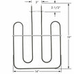 Résistance chauffante pour four LG, pièce MEE62306504