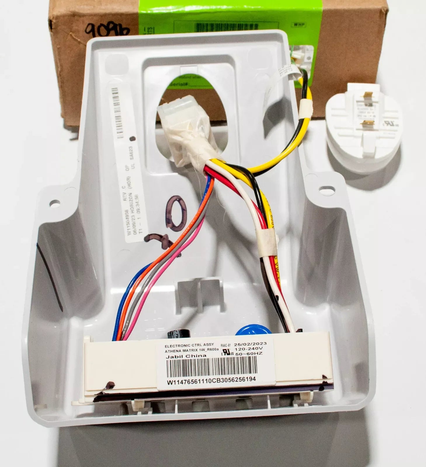 Panneau d'interface utilisateur de réfrigérateur Whirlpool, pièce W11666427