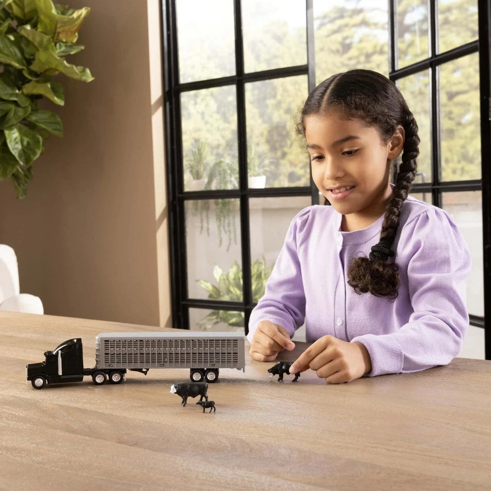 Tomy - 64 CATTLE TRAILER SEMI SET