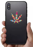Car Sticker - TyeDye Pot Leaf
