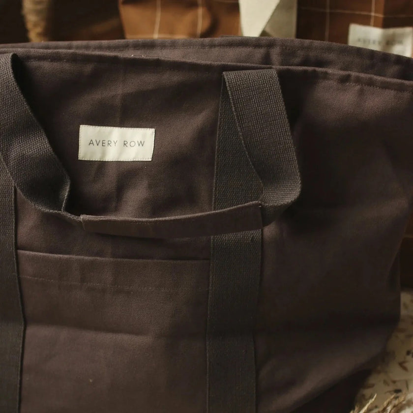 Organic Cotton Canvas Tote Bag | Charcoal