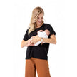 Zip Up Top for Pregnancy, Nursing & Beyond | Black
