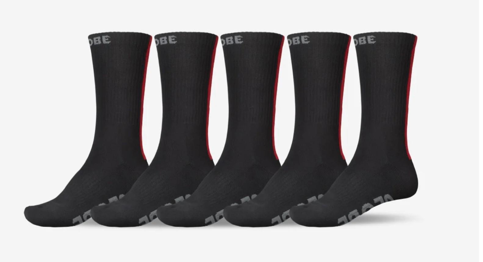 GLOBE Stripe Hi Crew - Mens Socks