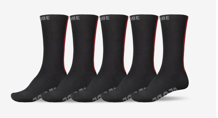 GLOBE Stripe Hi Crew - Mens Socks