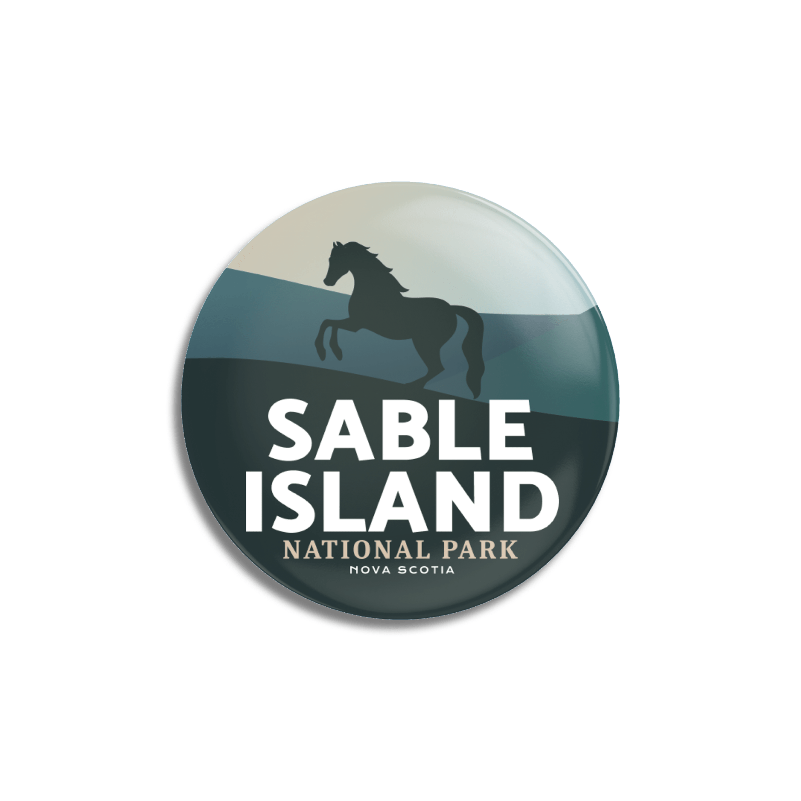 Sable Island National Park of Canada Pinback Button, Canada Parks