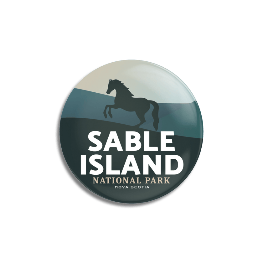 Sable Island National Park of Canada Pinback Button, Canada Parks