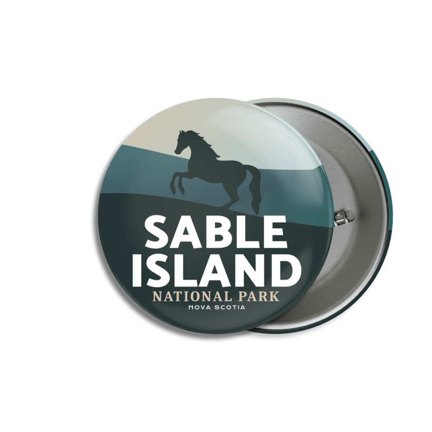 Sable Island National Park of Canada Pinback Button, Canada Parks