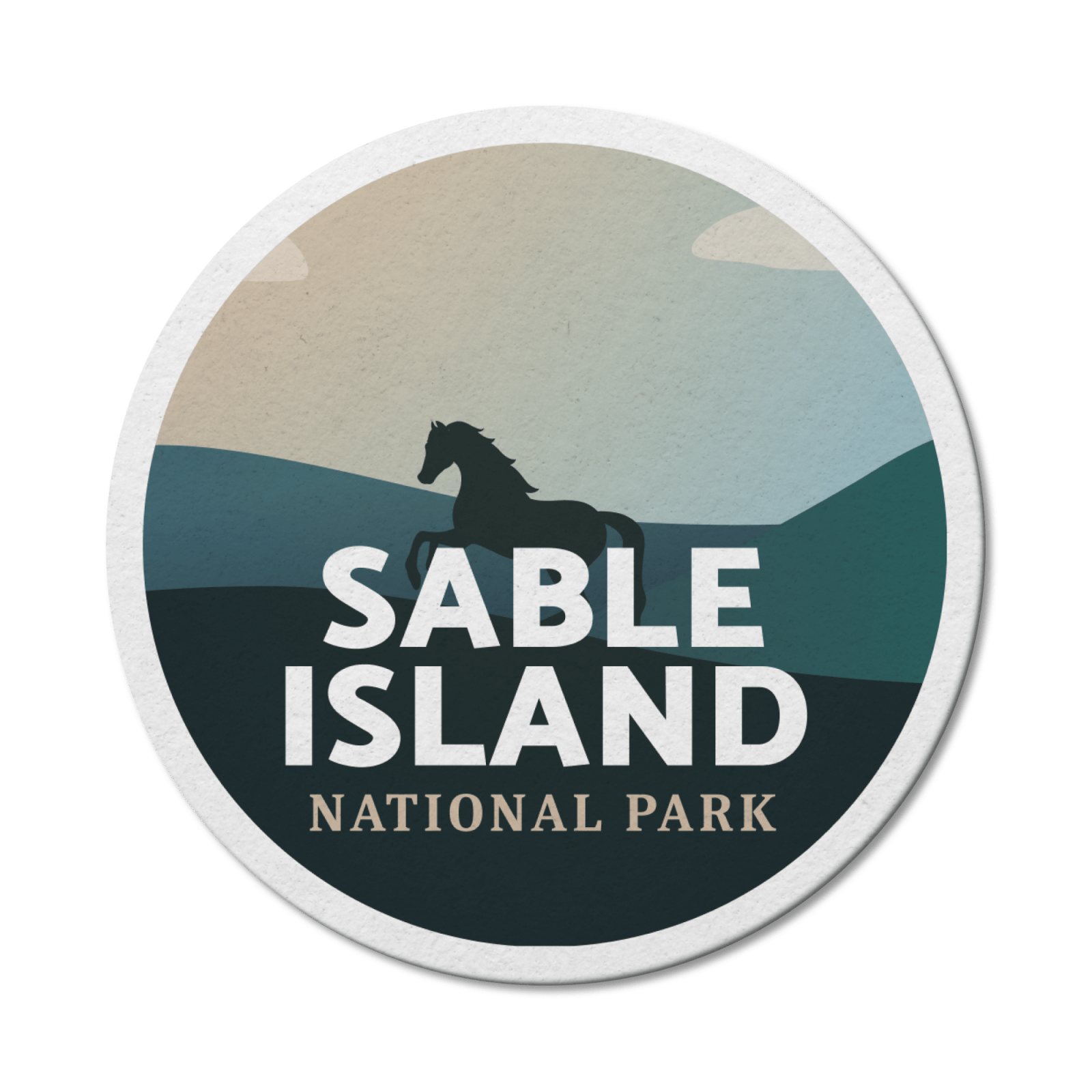 Sable Island National Park of Canada Waterproof Vinyl Sticker, Canada Parks