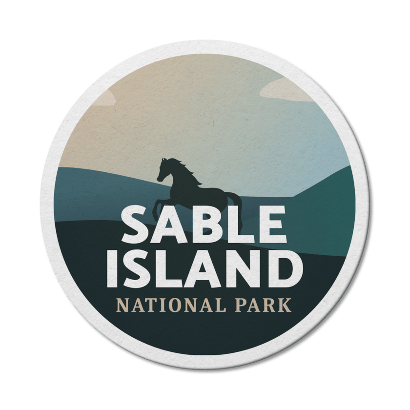 Sable Island National Park of Canada Waterproof Vinyl Sticker, Canada Parks