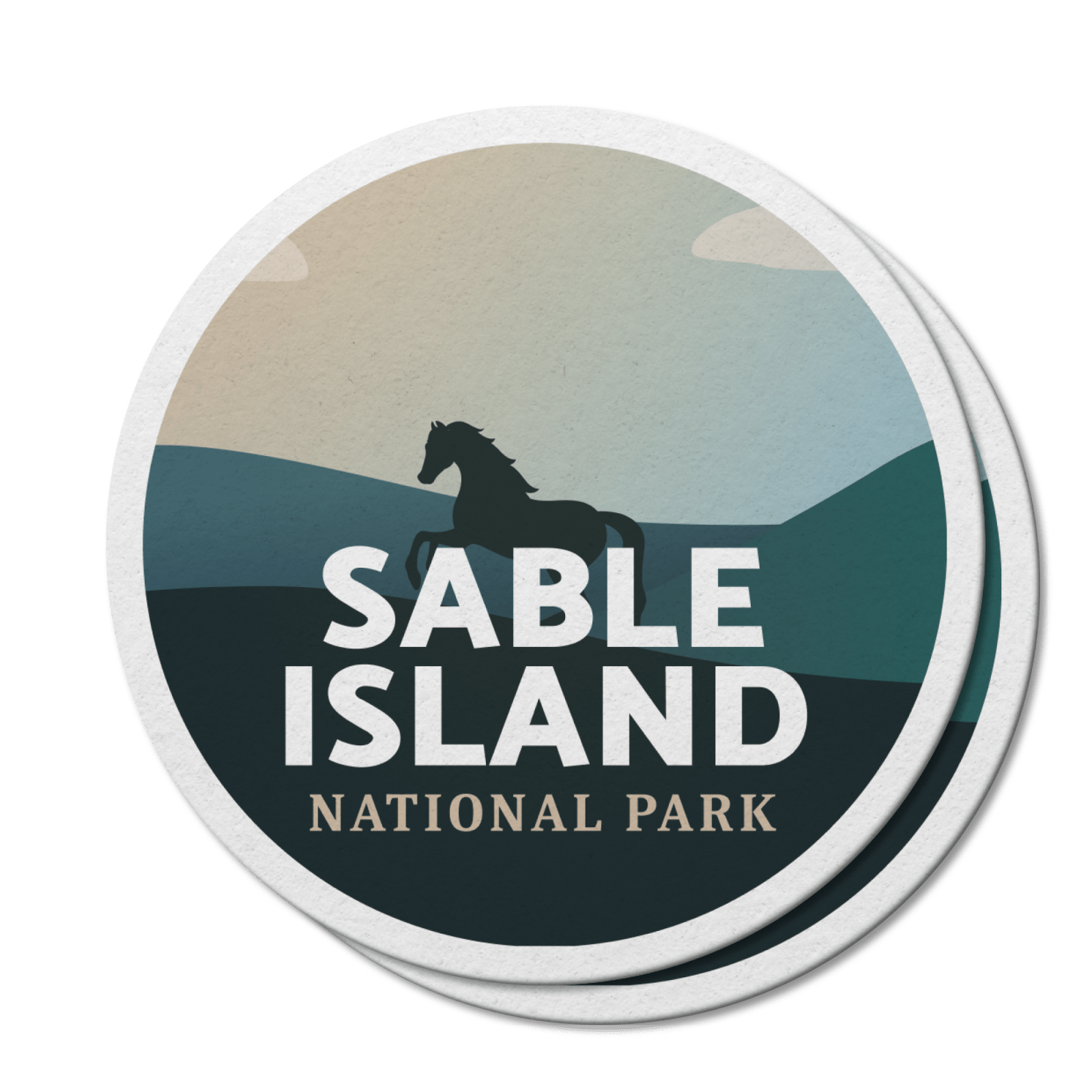 Sable Island National Park of Canada Waterproof Vinyl Sticker, Canada Parks