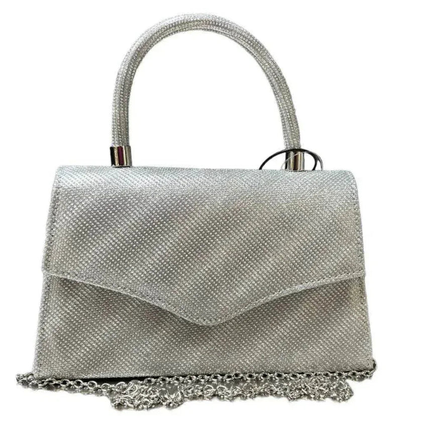 Sac de soirée brillant avec poignée