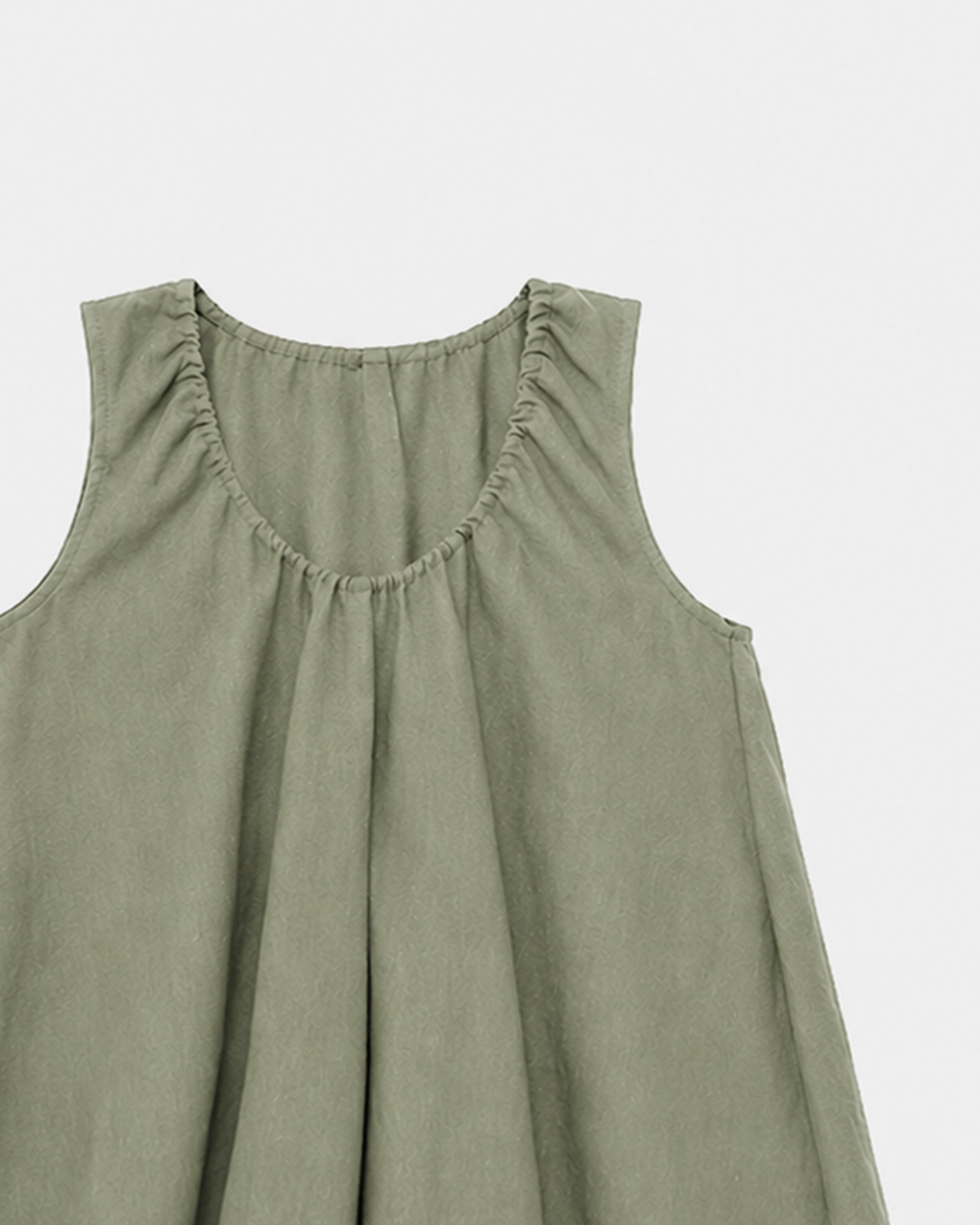Robe ample effet lin