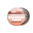 Saguenay Fjord National Park of Quebec Pinback Button, Canada Parks