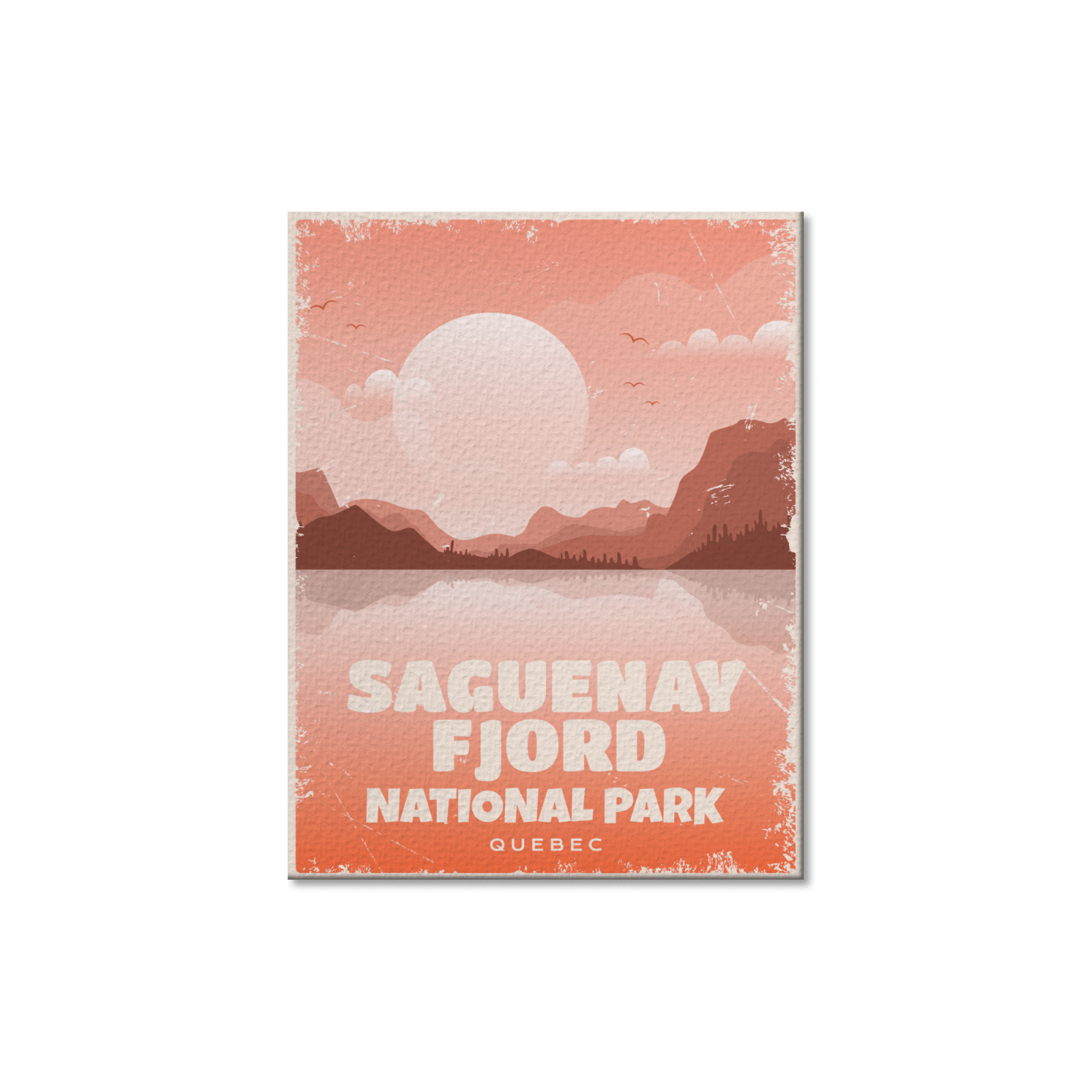 Saguenay Fjord Quebec National Park Postcard, Canada Parks
