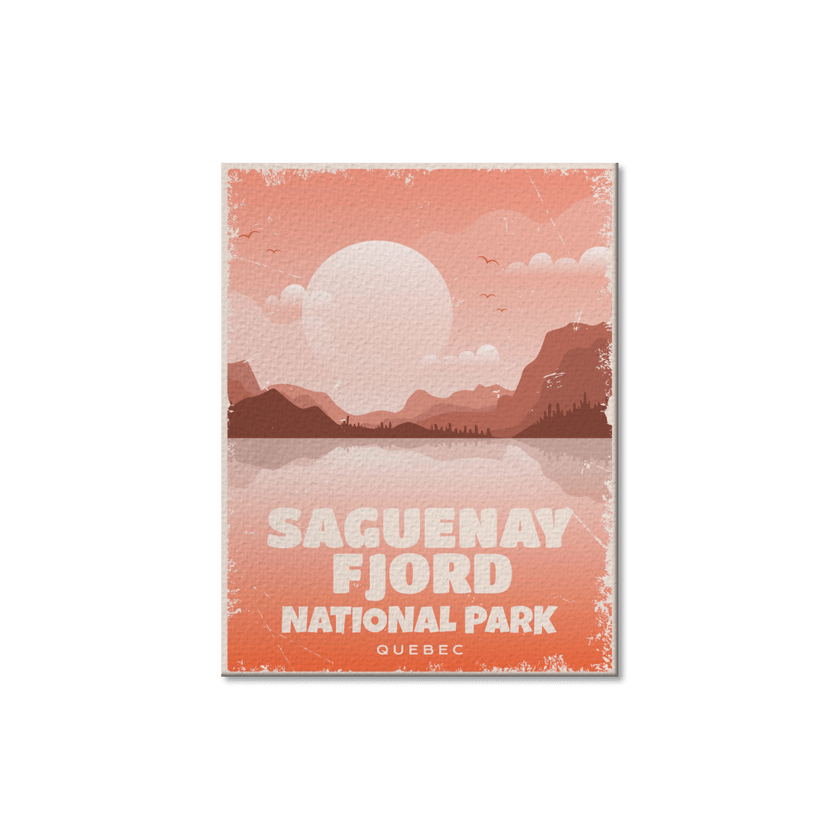 Saguenay Fjord Quebec National Park Postcard, Canada Parks