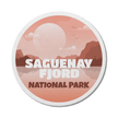 Saguenay Fjord Quebec National Park Waterproof Vinyl Sticker, Canada Parks