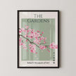 Sakura Cherry Blossom Museum Art Print: Emerald Green