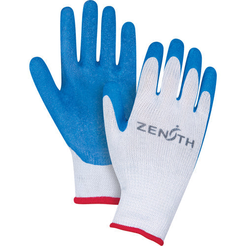 Gants en caoutchouc naturel, tricotés sans couture, avec revêtement en latex, taille 9, revêtement en caoutchouc, 10 fils, enveloppe en polyester/coton.