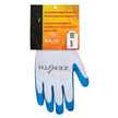 Gants en caoutchouc naturel, tricotés sans couture, avec revêtement en latex, taille 9, revêtement en caoutchouc, 10 fils, enveloppe en polyester/coton.