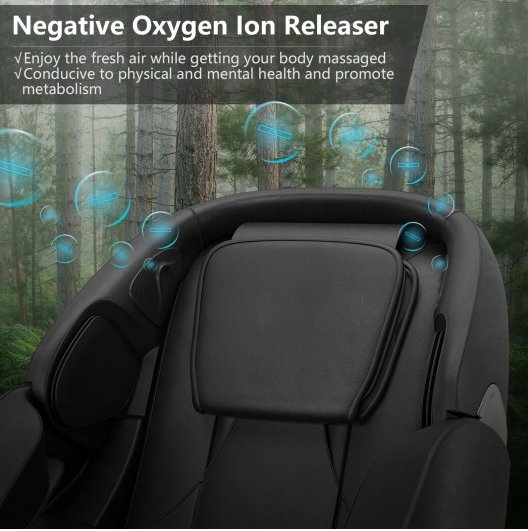 -COSTWAY - JL10009WL - Electric Zero Gravity Heated Massage Chair with SL Track