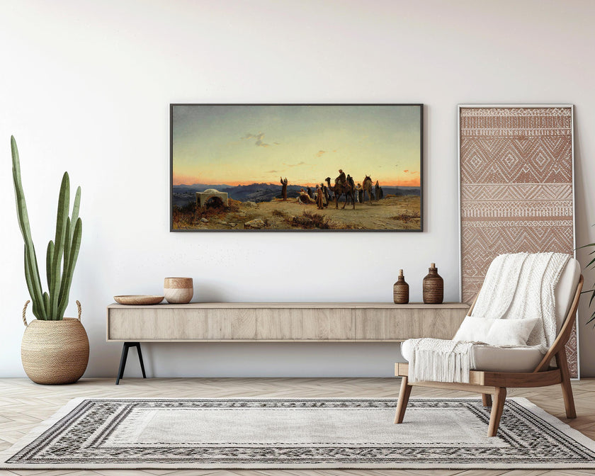 Salomon Corrodi: 19th Century Orientalist Painting, Palestine Art Print