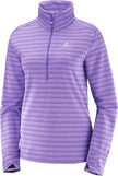 Salomon Women's Lightning Half Zip Active Fleece Mid Pullovers Sizes S & M