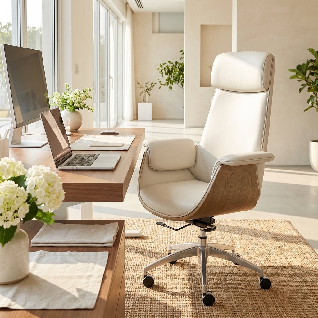Salzburg Premium Leather Home Office Chair