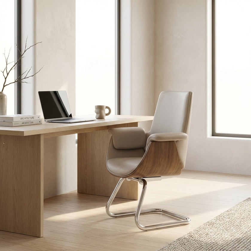 Salzburg Premium Leather Home Office Chair