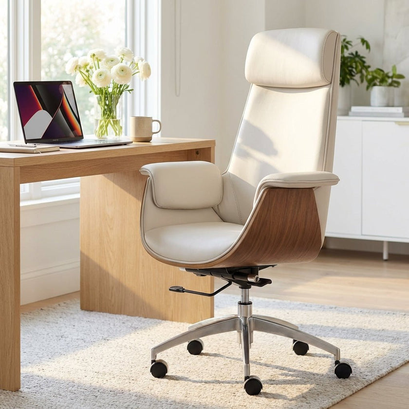 Salzburg Premium Leather Home Office Chair