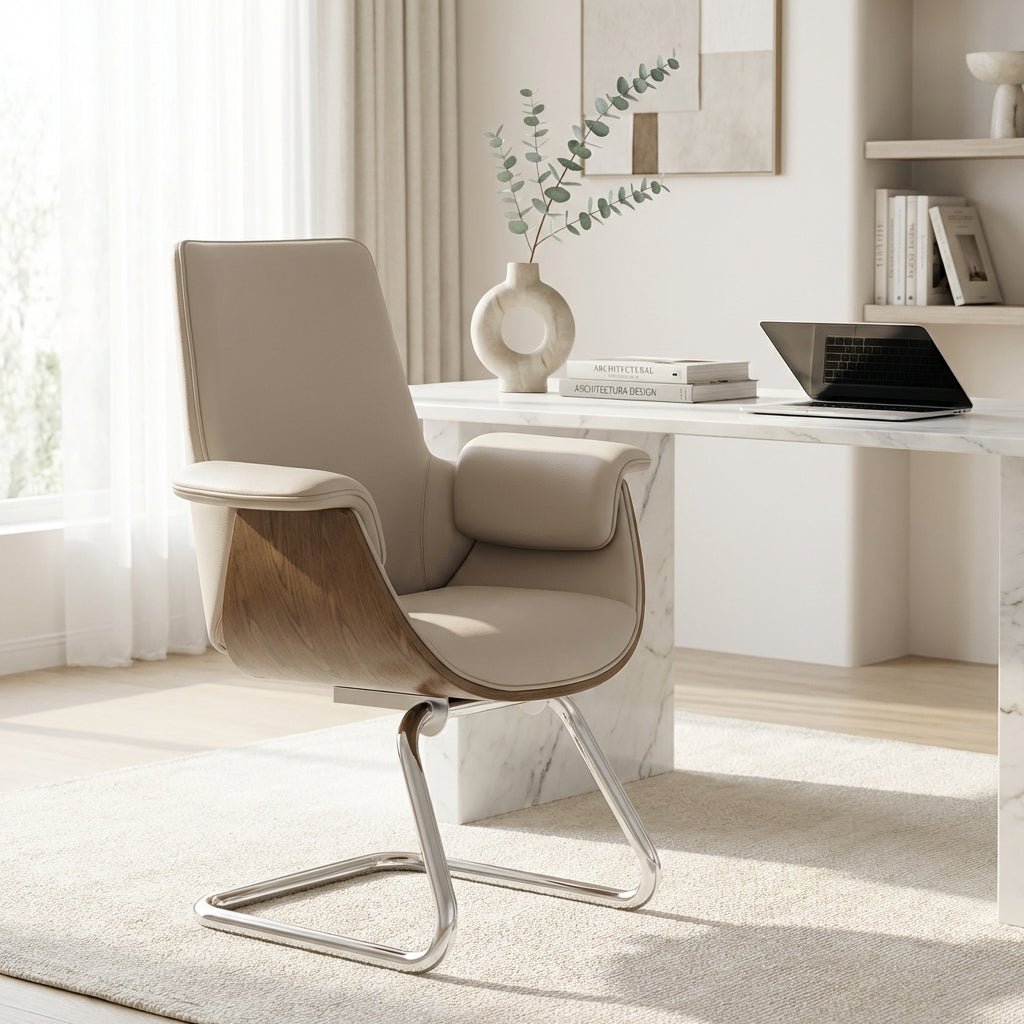 Salzburg Premium Leather Home Office Chair