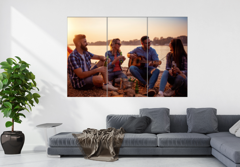 Split canvas prints 3 Panel Image Split 54
