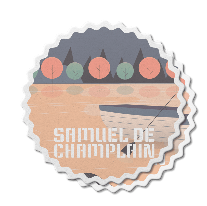 Samuel de Champlain Ontario Provincial Park Waterproof Vinyl Sticker, Canada Parks