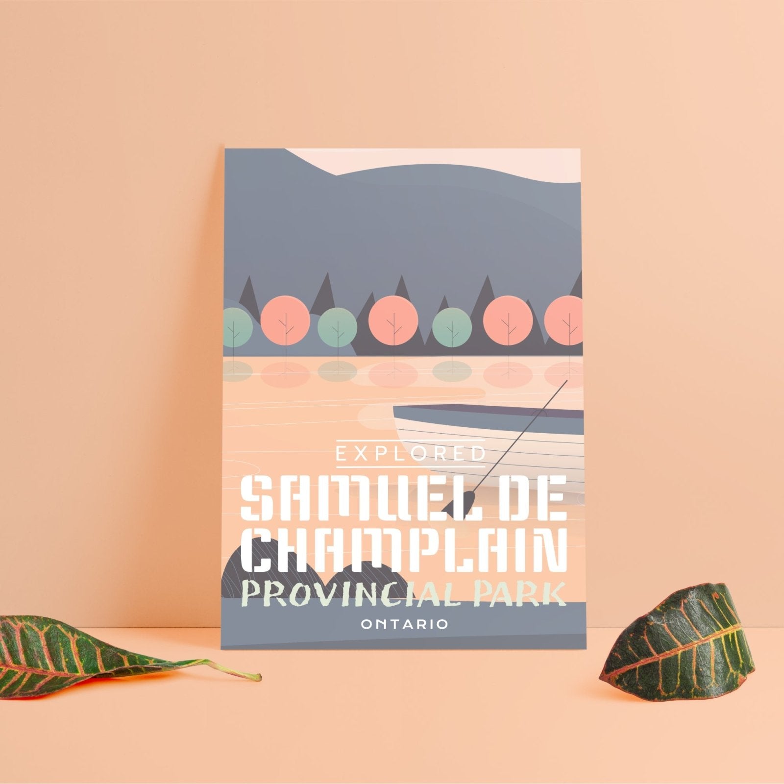 Samuel de Champlain Provincial Park 'Explored' Poster, Canada Parks