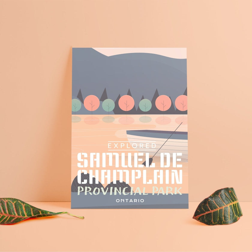 Samuel de Champlain Provincial Park 'Explored' Poster, Canada Parks