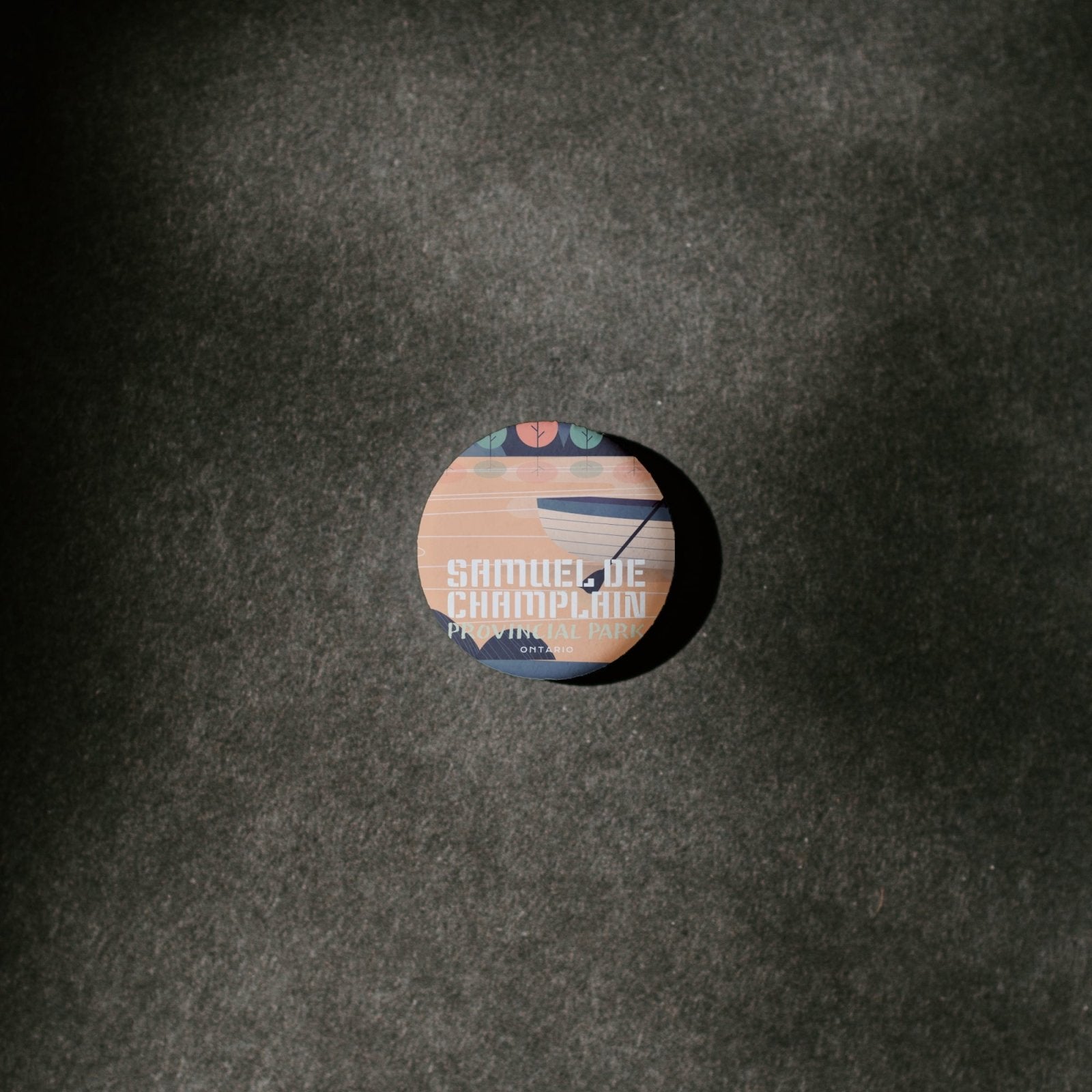 Samuel de Champlain Provincial Park of Ontario Pinback Button, Canada Parks