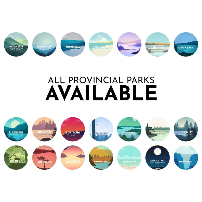 Samuel de Champlain Provincial Park of Ontario Pinback Button, Canada Parks