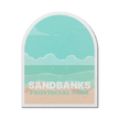 Sandbanks Ontario Provincial Park Waterproof Vinyl Sticker, Canada Parks