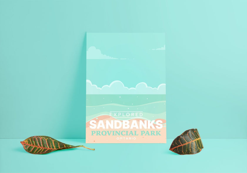 Sandbanks Provincial Park 'Explored' Poster, Canada Parks