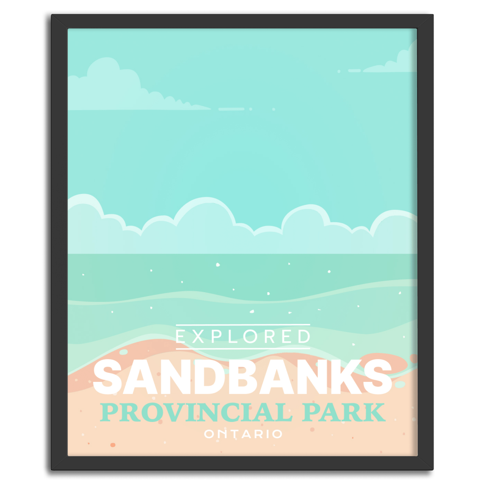 Sandbanks Provincial Park 'Explored' Poster, Canada Parks