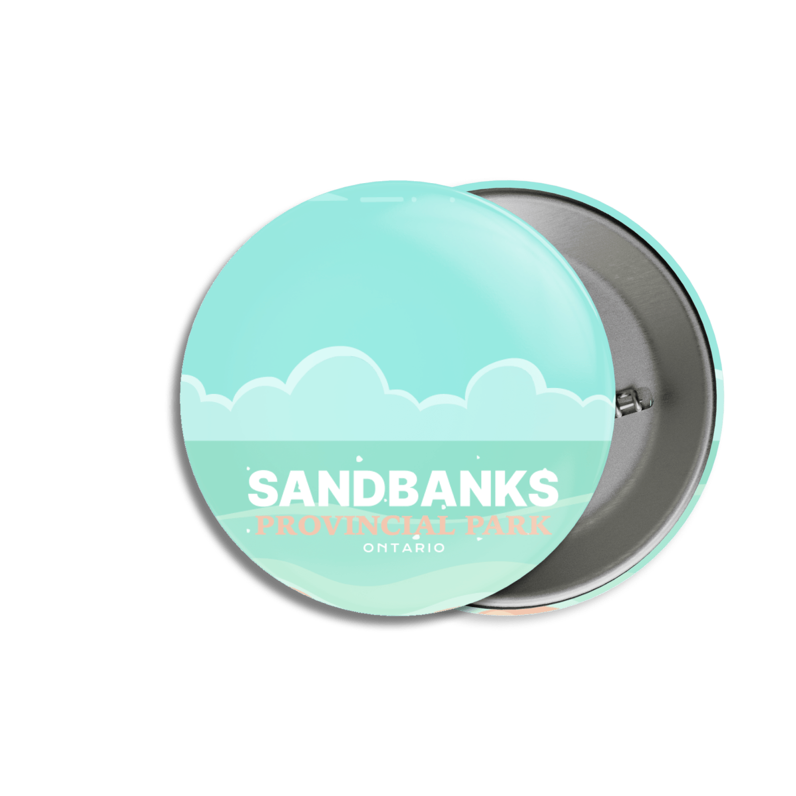 Sandbanks Provincial Park of Ontario Pinback Button, Canada Parks