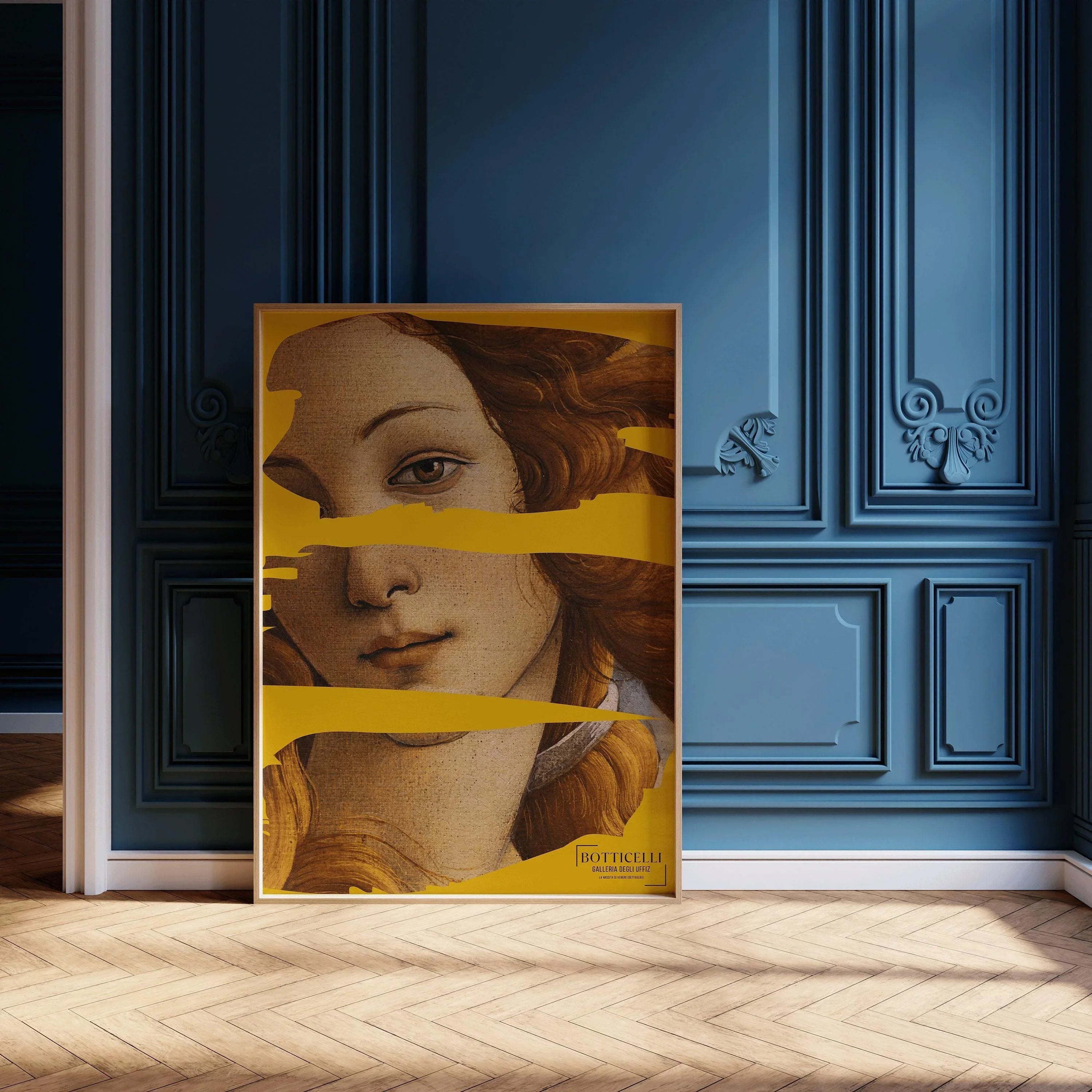 Sandro Botticelli - Birth of Venus (detail) Poster (available handframed or unframed)