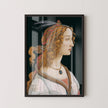 Sandro Botticelli - Idealized Portrait of a Lady (Vespucci) | Fine Art Renaissance (available handframed or unframed)