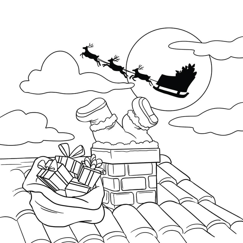 Christmas Coloring Book for Kids (Spiral Edition)
