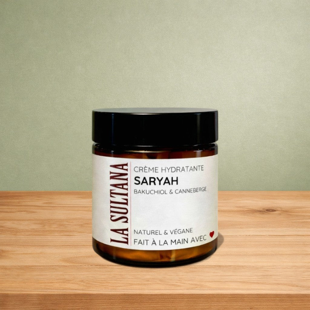 Crème de nuit pour le visage SARYAH bakuchiol et canneberge